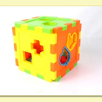 Švietimo Kubeliai Plytų Gyvūnų Geometrinės Formos Atitikimo Blokuoja Rūšiavimas Plastiko Dėžutės Vaikams, Žaislas, Plėtoti Žvalgybos Dovana