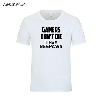 Žaidimai nemiršta Marškinėliai Vyrams 2020 Metų Vasaros Naują Streetwear Funny Gamer trumpomis Rankovėmis T-shirt Homme Hip-Hop Prekės ženklo Drabužių Camisetas