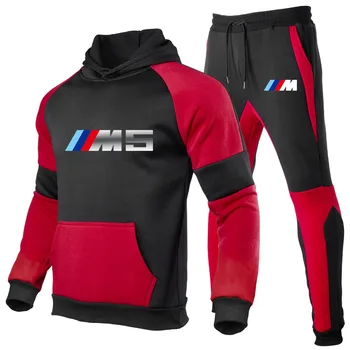 Žiemos 2020 naujas vyrų kostiumas sportinis kostiumas, dviejų dalių hoodie + kelnės Bėgiojimas naują atsitiktinis fitneso sporto vadovas