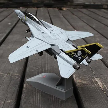 1/100 Masto Karinių Modelis Žaislai F14 Tomcat F-14A/B AJ200 VF-84 Kovotojas JAV karinio jūrų Laivyno Kariuomenės karinių Oro Pajėgų Diecast Metal Plokštumoje Modelis Žaislas
