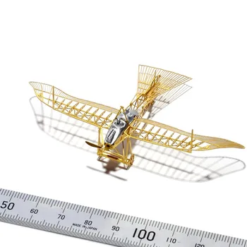 1/160 Etrich Taube Austrijos-vengrijos Masto Žalvario Išgraviruotas Modelio Rinkinys Lėktuvas 3D 