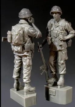 1/35 Mastelis Vietnamo karo, Amerikos Battlefield Ryšių Miniatiūros Dervos Modelio Rinkinio Pav Nemokamas Pristatymas