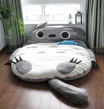 1.8x2.5m milžiniško Projekto Europos Mielas Minkšta Lova Totoro Miegamojo Lova miegmaišis Sofa- Medvilnės Karšto Japonijoje Ir Kanadoje