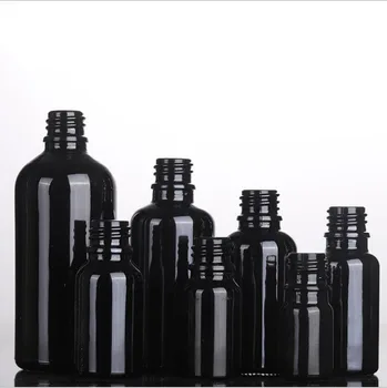 100ml juoda tuščia stiklo butelis losjonas emulsija esmė alyva skysta serumo komplekso atkūrimo odos priežiūros kosmetikos pakuotės