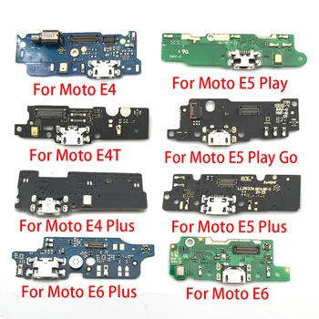 100vnt，USB Įkroviklis Įkrovimo Dokas Port Jungtis, Flex Kabelis Motorola Moto E3 E4 E4T E4 E6 E7 E5 G8 Plius E5 G8 Žaisti Go Galia
