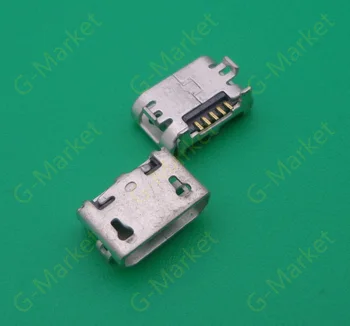 100x Mini Micro USB Lizdas 5p moterų usb charging port jungtis HUAWEI G610 P6 C8815 C8816 Šlovės 3C 3X G730 G750 G710 G730