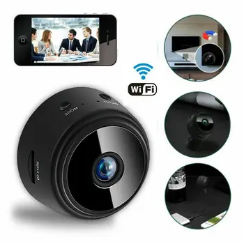 1080P HD IP mini kamera, wireless Wifi saugumo nuotolinio valdymo priežiūros naktinio matymo mobiliojo ryšio aptikimas kamera APP V380