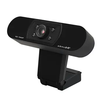 1080P USB 2.0 Web Kamera Plataus Suderinamumo Auto Focus Kompiuteris Nešiojamas Kameros, Kamera Su Triukšmo Mažinimo Mikrofonas