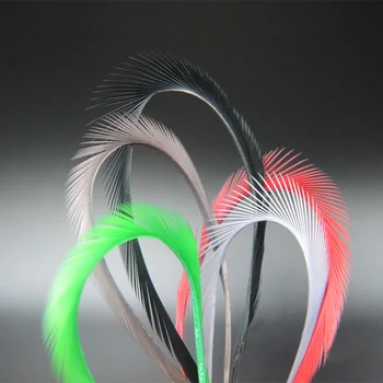 10colors combo 100vnt Atskirtas Žąsų Biots skristi susiejimas medžiagų nimfa&stonefly modelius Žąsies plunksna juostelės, plunksnos wrap skristi įstaiga