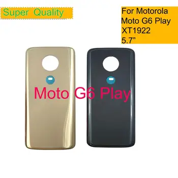 10vnt/Daug Motorola Moto G6 Žaisti XT1922 Korpusas, Baterijos Dangtelis, galinis Dangtelis Atveju Galinių Durelių Važiuoklės Shell G6 Žaisti Pakeitimo