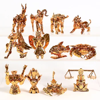 12pcs/set Saint Seiya Aukso Zodiako Veiksmų Skaičius, PVC Kolekcijos Modelis žaislai brinquedos kalėdų dovana