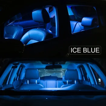 15X Canbus automobilio Salono LED Šviesos Rinkinys 2008-2010 m. BMW 5 Series E60 M5 Kojoms Žemėlapis Dome Kamieno Daiktadėžė Licenciją Plokštelės Šviesos