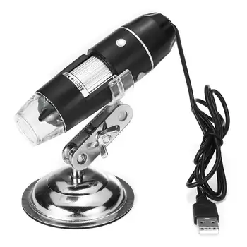 1600X 2MP 1080P 8 LED Skaitmeninis Mikroskopas Tipas-C/Micro USB didinamasis stiklas Elektroninis Reguliuojamas Stereo USB Endoskopą Telefono PC