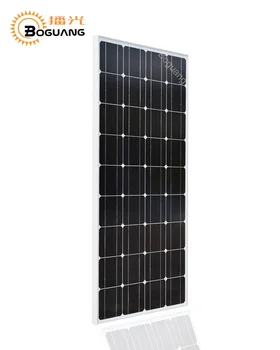 18V 100W saulės skydelis projekto Monokristalinius silicio ląstelių placa rėmo PV jungtis 12v baterija namas galia įkroviklis