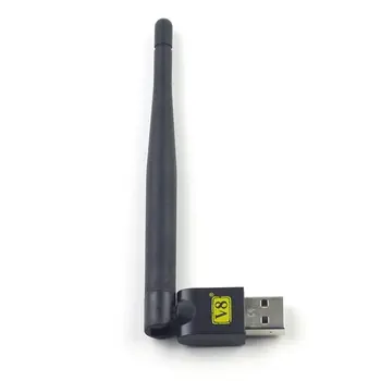 2.4 GHz FREESAT USB WiFi Su Antena Dirbti Freesat V7 HD V8 Super Skaitmeninės Palydovinės Imtuvas Receptorių HD TV Set-Top Box