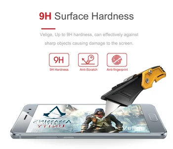 2 Pack Velige Visiškai Padengti Grūdinto Stiklo Screen Protector For Huawei Honor 9 Honor9 2.5 D 9H Nulio Įrodymas, Apsauginės Stiklo Plėvelės