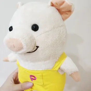 2018 naujų Populiarių Animacinių filmų 25cm Kiaulių pliušinis žaislas įdaryti lėlės wibbly kiaulių hoodie šalikas piggy paršeliai gimtadienio dovana Vaikas, Vaikai