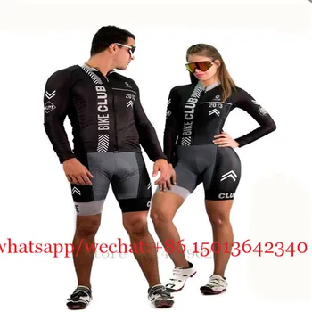 2019 Pora dėvėti FRENESI vyrų dviračių sportas vasaros drabužių moterims ilgomis rankovėmis triko dviračių džersis nustatyti vienodą ciclismo triatlonas kostiumas