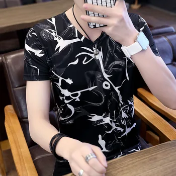 2019 m. Vasarą rusijos vėliava vyrų atsitiktinis mados T-shirt apvalus kaklas kietas ir lengvas, žmogaus T-shirt Nemokamas pristatymas