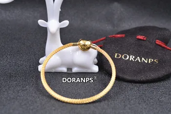 2020 Baudos juvelyriniai dirbiniai DORANPS 925 karoliukai žavesio apyrankę moterų bangle papuošalai lady dovanos,1pz