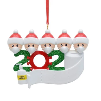 2020 Karantino Kalėdų Eglučių papuošalai Namuose Kabo Ornamentu Kalėdų boże narodzenie navidad decoración dovana 2021