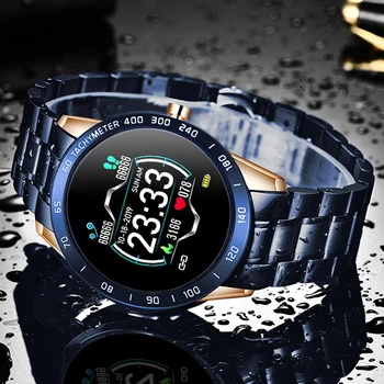 2020 Naujas Mens smart watch vyrų Vandeniui sporto iPhone Širdies ritmo monitorius kraujo spaudimo funkcija smartwatch Fitness tracker
