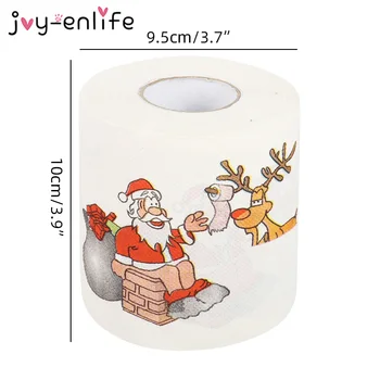 2020 Tualetinio Popieriaus Kalėdų Modelio Serijos Ritininio Popieriaus Kalėdų Dekoro Spaudinių Juokinga Tualetinio Popieriaus Kalėdų Dekoracijos Namams