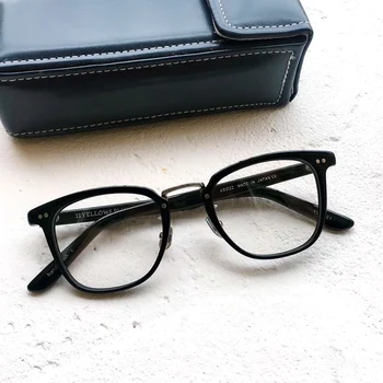2020 m. Japonijos prekės ženklo Derliaus Kokybės Acetato akinių rėmelių akiniai moterys vyrai originalo langelyje atveju recepto objektyvas