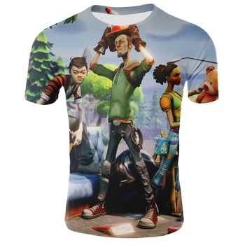 2020 metų Vasaros Battle Royale 3D Berniukai Mergina T-shirt Vaikų Žaidimo Vaivorykštė Sutriuškinti Ponis Arklių marškinėliai Vaikams Laisvalaikio Streetwear Tshirts