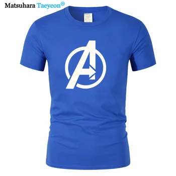 2020 metų Vasaros Naują Vyrai Trumpas Rankovės Marškinėliai Laišką Spausdinimo Marškinėlius Begalybės Simbolis T-shirt Mados Atsitiktinis Superhero Drabužių S-3XL