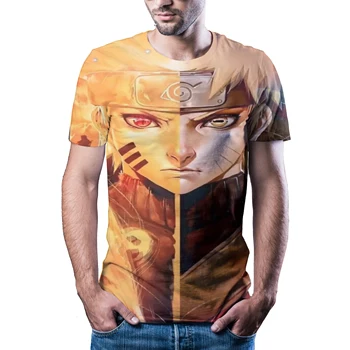 2020 naujas vyrų 3D anime, Naruto T-shirt, greitai džiūsta vasaros marškinėliai t-shirt, trumpas rankovėmis marškinėliai