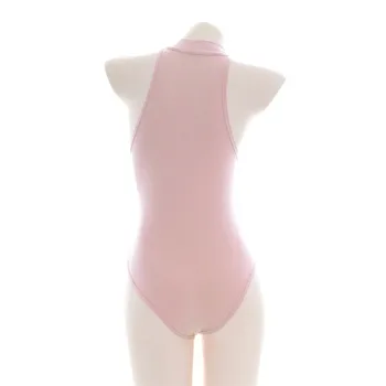 2020 shein oficiali parduotuvė bodysuit moterų kūno mujer organizmo organų mujer kūno feminino modalinio ir medvilnės Stora Bosas Dantį Pusėje užtrauktukas