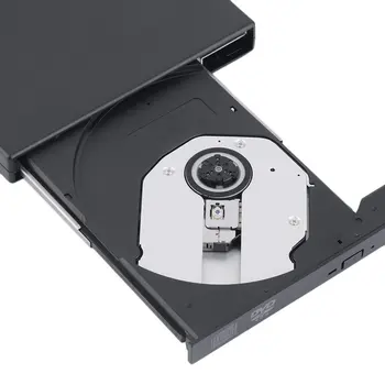2021 NAUJAS USB 2.0 Išorinis DVD Combo, CD-RW įrašymo įrenginį CD+-RW DVD ROM Juoda
