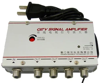 2021 Naujas 1-4 iš kabelinę televiziją Kabelinės TELEVIZIJOS Vaizdo Signalo Stiprintuvas AMP Stiprintuvas Splitter Transliacijos Įrangos Komponentas Priedų