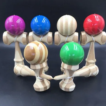 2021 Naujų Profesinių Bambuko Žaislas Kendama Bambuko Kendama Sumaniai Žongliruoti Kamuoliu Žaislas Vaikams, Suaugusiųjų Spalvos Atsitiktinės Kalėdų