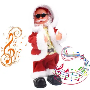 2021 Naujųjų Metų Vaikų Žaislai su Muzika Dekoracija Dovanos Santa Claus Bus Paversti Savo Skrybėlę Kalėdų Dekoracijas Namų Navidad