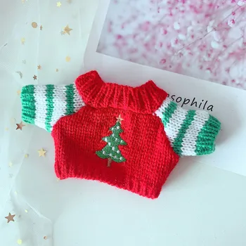 20cm exo star Lėlės Kalėdų eglutė megztinis elnias megztinis reikmenys, Kalėdų eglučių drabužius, kelnes, skrybėlę lėlės priedai