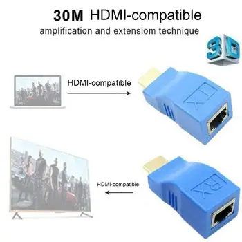 2VNT HDMI suderinamus Extender 1080P RJ45 Uostų LAN Tinklo HDMI-suderinamas su HDTV Monitorius