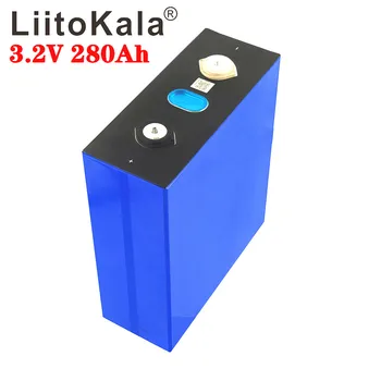 2VNT LiitoKala 3.2 V 280Ah lifepo4 baterija PASIDARYK pats 12V 280AH daugkartinio įkrovimo baterija-E-scooter RV Saulės Energijos saugojimo sistema
