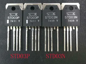 2pairs Didelės galios diodų triode Sanken STD03N STD03P TO-3P Garso Galios Stiprintuvo vamzdelis Nauja HIFI stiprintuvas 160V 15A