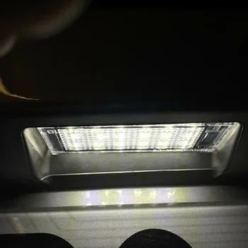 2vnt 6000-6500K LED Licenciją Plokštelės Šviesos Lempa Smart Fortwo 453 Coupe C453 Cabriolet A453 Auto numerio apšvietimo Lemputės