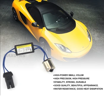 2x Plug-In-Play Automobilio LED Įspėjimo Canceller Dekoderis 501 T10 W5W 1156 1157 BA9S Lizdo NR. Canbus OCB Klaida Apkrovos Rezistorius