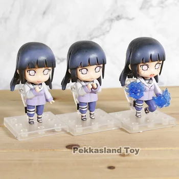 3 Vnt/set Naruto Hinata Hyuuga Pav Veiksmų PVC Kolekcines Modelis Žaislas