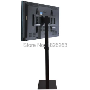 32-60 colių LCD LED Plazma Monitoriaus, TV Mount Grindų Stovas Tilt Swivel SKELBIMŲ Ekranas