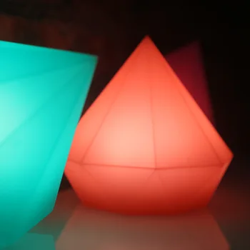 3D LED Diamond Night Lights Palieskite Jutiklio Lentelės, Stalo Lempos Minkšto Silikono Bakstelėkite Animacinių filmų naktinė lempa Apšvietimo gimtadienio, Kalėdų Dovana