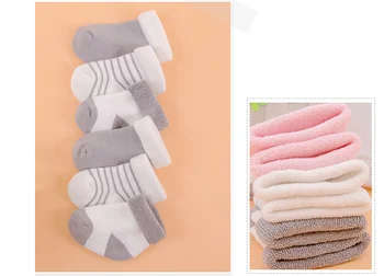 3Pair/daug 2020 naujas medvilnės kojinės naujagimiui berniukų ir mergaičių, kūdikių koja kojinių