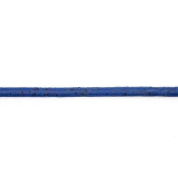 3mm turas tamsiai mėlyna kamštienos laido portugalijos kamštienos didmeninės juvelyrikos reikmenys /Rezultatai RK-173-10