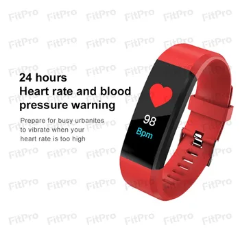 5 Spalvų 0.96 Ekrane Smart Apyrankė Širdies ritmo Monitorius Fitneso Aktyvumo Seklys Smart Juosta Kraujo Spaudimas Muzikos Nuotolinio Valdymo