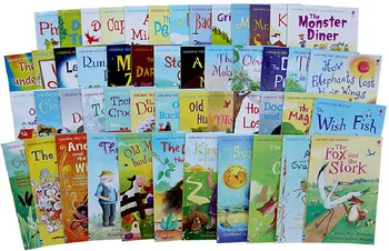 50 knygų/set Usborne Mano Pirmasis Svarstymas Bibliotekos anglų Knygelių Kūdikių Ankstyvosios Vaikystės žodžių mokymosi dovana vaikams