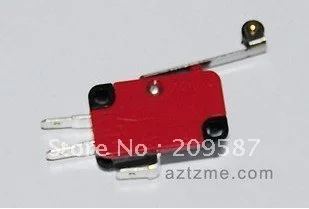 50pcs V-156-1C25 Micro Limit Switch Ilgai Vyrių Roller Svirties petys SPDT momentinio veikimo